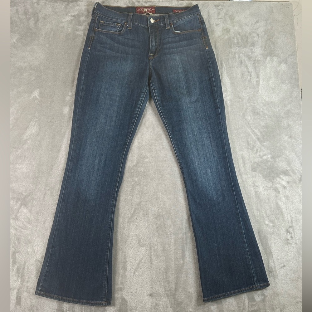 Lucky brand jeans Sophia boot cut dark wash - Picture 2 of 12